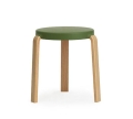 Stołek TAP dębowy Normann Copenhagen  zielony