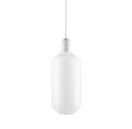 Lampa wisząca AMP duża Normann Copenhagen biało-biało
