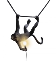 Lampa wisząca MONKEY SWING czarna małpa outdoorowa Seletti