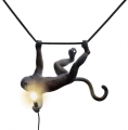 Lampa wisząca MONKEY SWING czarna małpa outdoorowa Seletti