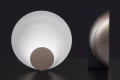 Lampa stołowa SIRO Oluce satynowy brąz