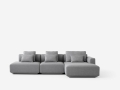 sofa DEVELIUS trzyosobowa AndTradition