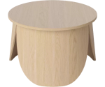 Stolik kawowy PEYOTE Ø56 dębowy Bolia