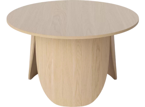 stolik kawowy PEYOTE Ø80 wysoki dąb Bolia