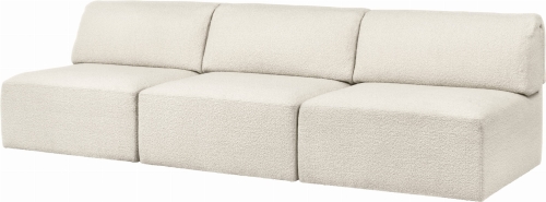 Sofa WONDER trzyosobowa bez podłokietników GUBI