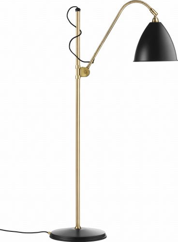 Lampa podłogowa BESTLITE BL3 M 21 mosiężna Gubi czarna