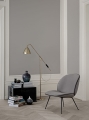 Lampa podłogowa BESTLITE BL4 M Ø21 mosiężna Gubi