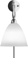 Kinkiet / lampa ścienna BESTLITE BL7 chrom Gubi porcelana
