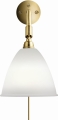 Kinkiet / lampa ścienna BESTLITE BL7 mosiądz Gubi  porcelanowa