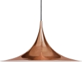 Lampa wisząca SEMI Ø60 metaliczna Gubi  miedziana