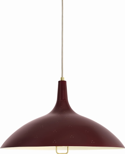 Lampa wiszaca 1965 Gubi czerwona