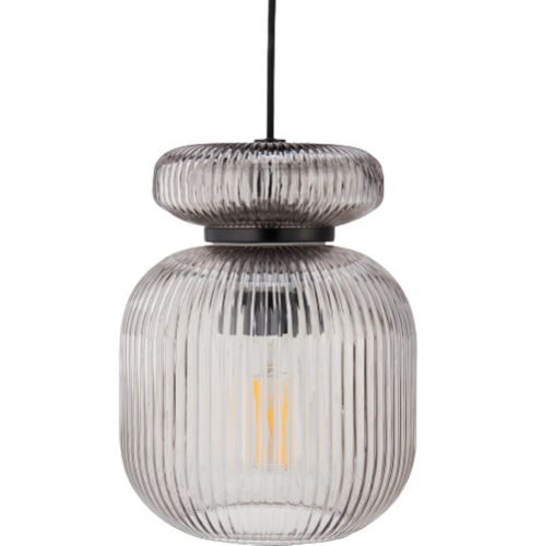 Lampa wisząca MAIKO szare szkło Bolia