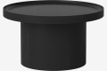 Stolik kawowy PLATEAU Ø61 Bolia bejcowany na czarno
