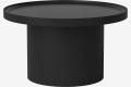 Stolik kawowy PLATEAU Ø74 Bolia bejcowany na czarno