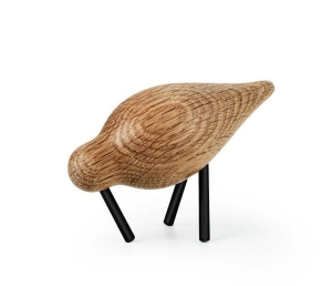 Figurka ptak SHOREBIRD S dębowy mały Normann Copenhagen