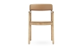 Krzesło TIMB z podłokietnikami skórzane Normann Copenhagen