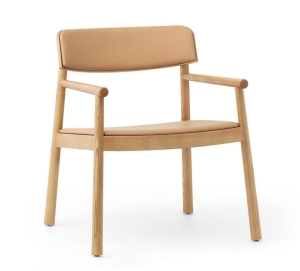 Fotel TIMB skórzany Normann Copenhagen