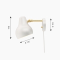 Lampa ścienna VL 38 Louis Poulsen