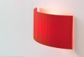 Lampa ścienna COMODIN prstokątna Santa Cole miodowo-czerwona