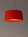 Lampa wisząca GT7 Santa Cole czerwono-miodowa