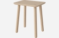 Stolik pomocniczy FOREST 42x32 Bolia olejowany na biało