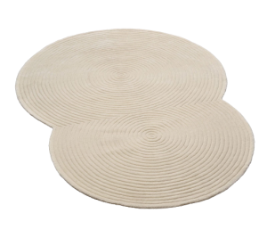 Dywan ZEN ROUNDED 134x190 kremowy Bolia