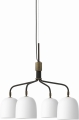 Lampa wisząca HOWARD czteroramienna GUBI wąska