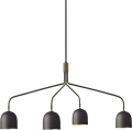 Lampa wisząca HOWARD czteroramienna GUBI szeroka