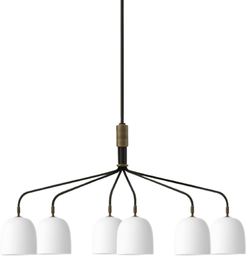 Lampa wisząca HOWARD sześcioramienna GUBI