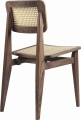 Krzesło C-CHAIR French Cane GUBI orzech