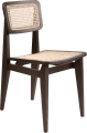 Krzesło C-CHAIR French Cane GUBI czarny dąb