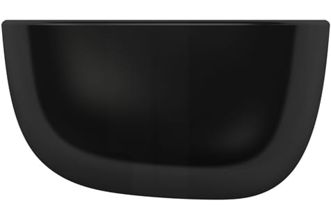 Półka wisząca CORNICHE mała Vitra czarna