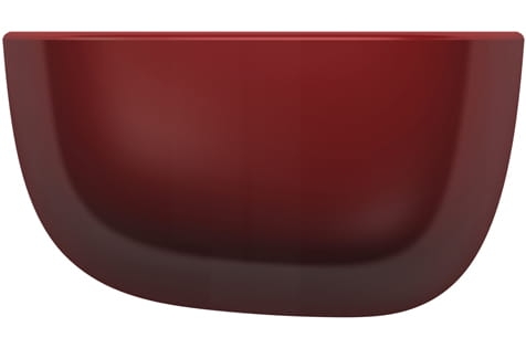 czerwona Corniche Vitra mała