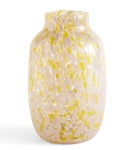 Wazon szklany SPLASH jasnoróżowy z żółtym L HAY 