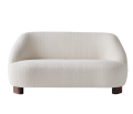 Sofa MARGAS LC3 na nóżkach &amp;Tradition Karakorum 001 orzech