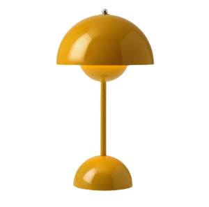 Lampa bezprzewodowa FLOWERPOT VP9 musztardowa &Tradition