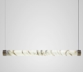 Lampa wisząca TUBE marmurowa Lee Broom mosiężna