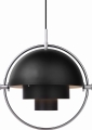 Lampa wisząca MULTI-LITE chromowana duża GUBI