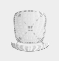 Krzesło COLANDER z tworzywa Kristalia