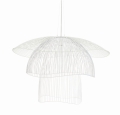 Lampa wisząca PAPILLON L duża Forestier  biała