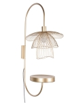 Lampa ścienna PAPILLON z półką Forestier 