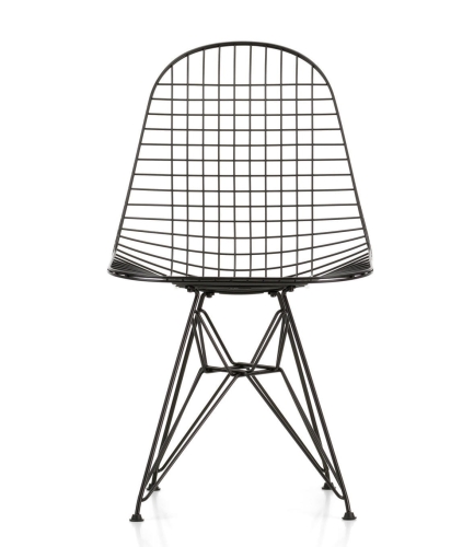 Krzesło EAMES WIRE CHAIR DKR Vitra czarne