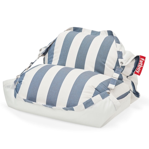 Puf / fotel ogrodowy FLOATZAC OROGINAL Fatboy paski - ocean blue