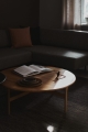 Stolik kawowy MUSE Ø70 dąb Noti