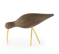 Figurka ptak SHOREBIRD orzech / duży Normann Copenhagen