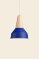 Lampa wisząca EIKON BASIC Schneid niebieski / jesion