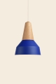 Lampa wisząca EIKON BASIC Schneid niebieski / dąb