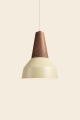 Lampa wisząca EIKON BASIC Schneid blada zieleń / orzech
