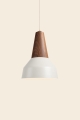 Lampa wisząca EIKON BASIC Schneid biały /  orzech