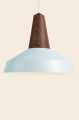 Lampa wisząca EIKON CIRCUS Schneid orzech / jasnoniebieski